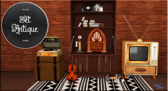Sims 4 Set Antique at Victor Miguel