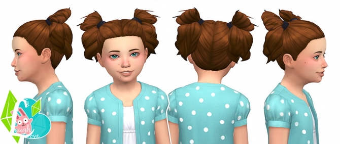 Sassy Curls Summer Pigtails Collection (Part 03) at SimLaughLove » Sims ...