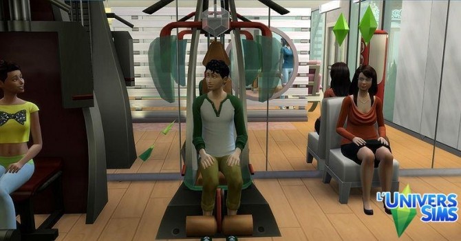 Sims 4 Palmeraie sportive gym by Coco Simy at L’UniverSims