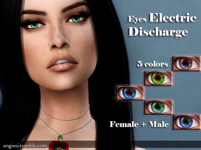 Sims 4 Electric discharge eyes at Angissi