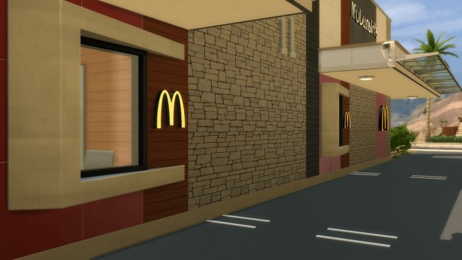 Sims 4 McDonald’s Restaurant #1 at RomerJon17 Productions