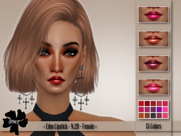 Sims 4 IMF Eden Lipstick N.20 by IzzieMcFire at TSR