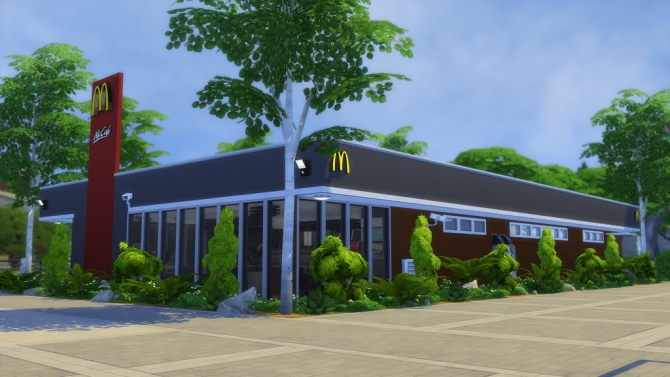 McDonald’s Restaurant #2 at RomerJon17 Productions » Sims 4 Updates