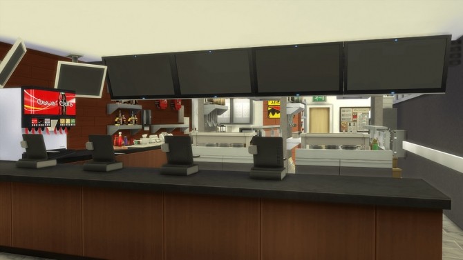 Sims 4 McDonald’s Restaurant #2 at RomerJon17 Productions