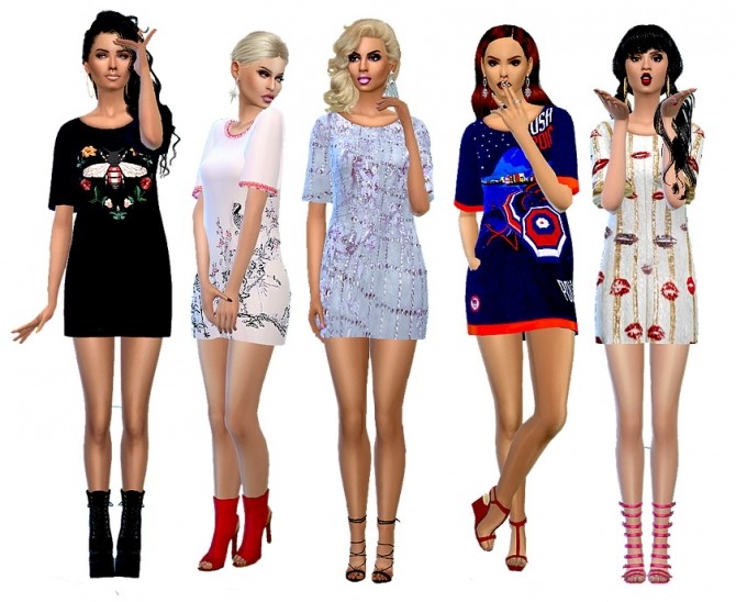 Sims 4 Kas dress at Dreaming 4 Sims