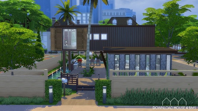 Sims 4 684th Columbia Street, San Diego by Samuel at DH4S