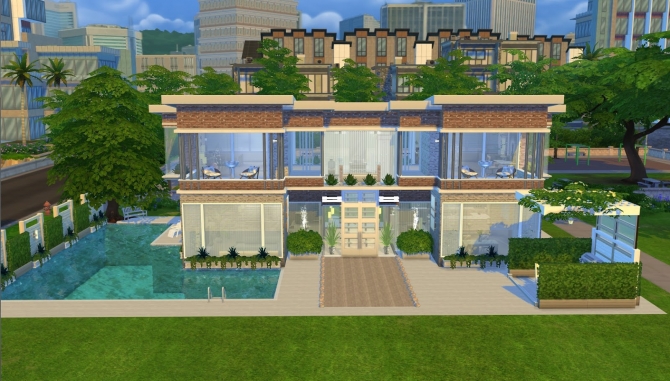 Modern No.2 house by Moni at ARDA » Sims 4 Updates