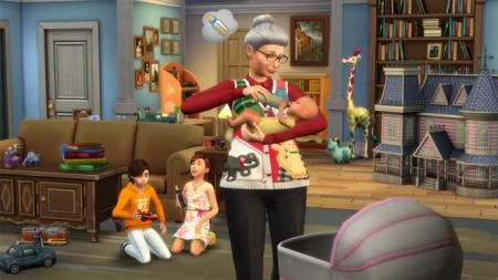 Update to The Sims 4 adds a Nanny you can hire! at The Sims™ News