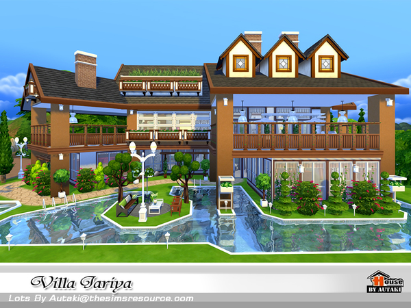 Sims 4 Villa Jariya by autaki at TSR