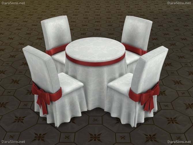 Sims 4 Festive Dining Set at Dara Sims