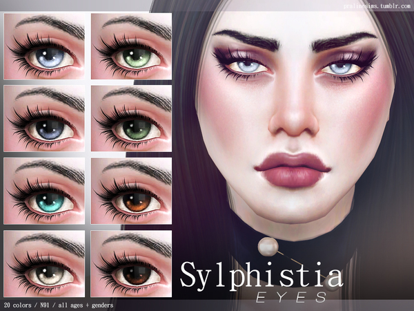 Sims 4 Sylphistia Eyes N91 by Pralinesims at TSR