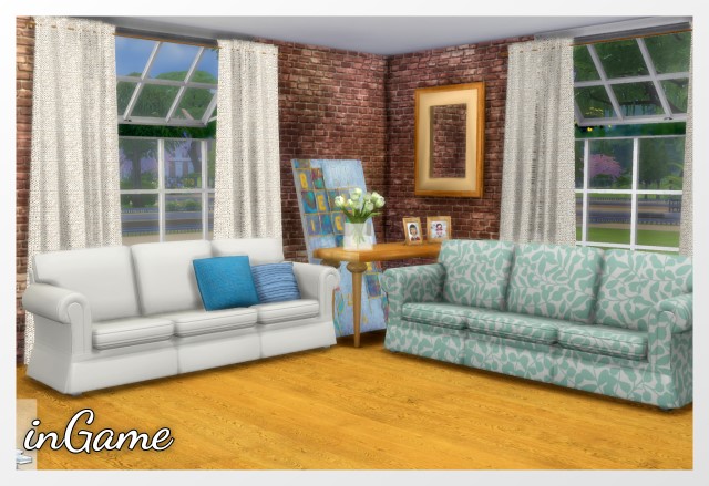 Sims 4 Hipster Sofa by Oldbox at All 4 Sims