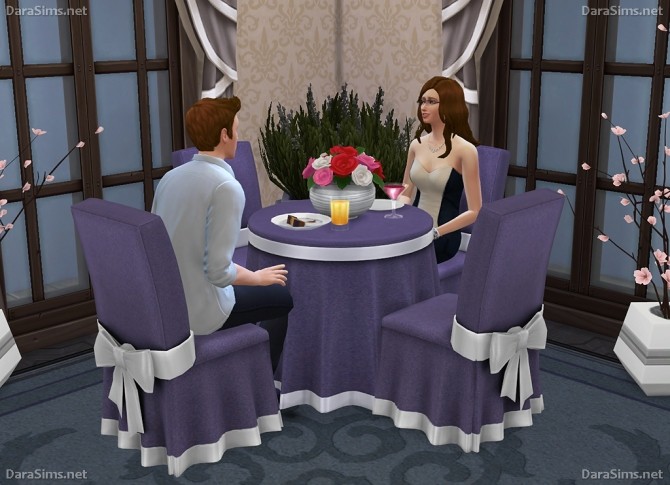 Sims 4 Festive Dining Set at Dara Sims