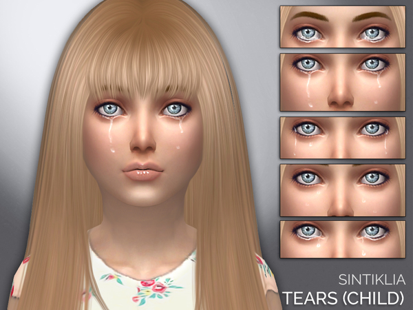 Sims 4 Tears child by Sintiklia at TSR