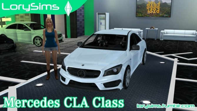 Sims 4 Mercedes Benz CLA Class at LorySims