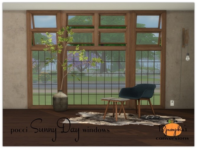 Sims 4 Pocci SunnyDay windows at 13pumpkin31