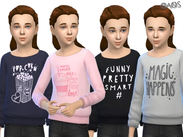 Sims 4 Long Sleeved Sweaters V3 by OranosTR at TSR