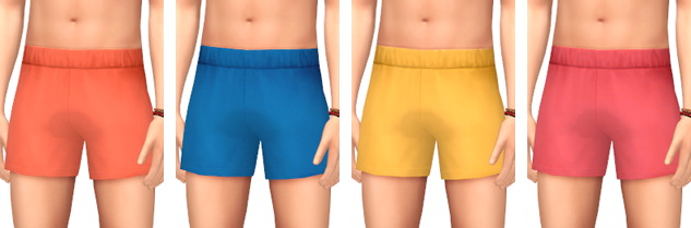 Sims 4 Men’s Swim Shorts at Marvin Sims