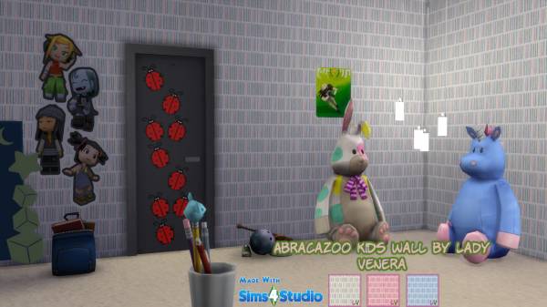 Sims 4 Abracazoo kids wall at Lady Venera