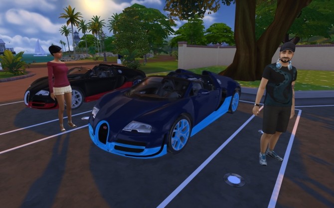 Sims 4 Bugatti Veyron Grand Sport Vitesse at LorySims