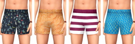 Men’s Swim Shorts at Marvin Sims » Sims 4 Updates