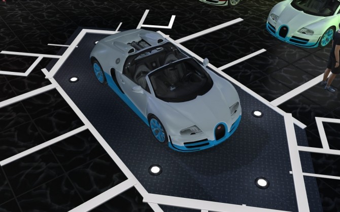 Sims 4 Bugatti Veyron Grand Sport Vitesse at LorySims