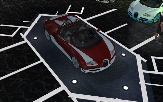 Sims 4 Bugatti Veyron Grand Sport Vitesse at LorySims