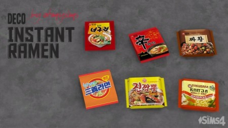 Deco Instant Ramen at Oh My Sims 4