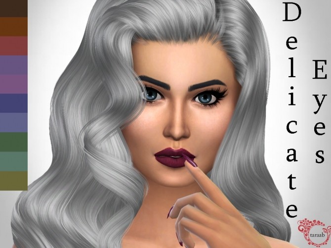 Sims 4 Delicate Eyes Non Default by taraab at Mod The Sims