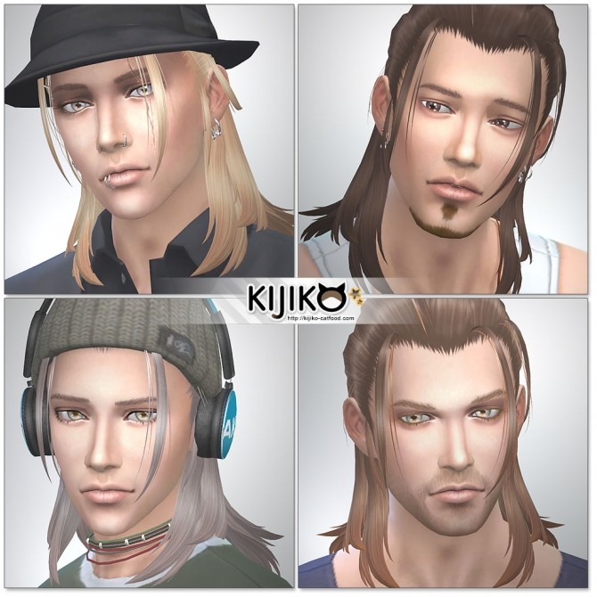 Sims 4 Nightingale hair TS4 edition at Kijiko
