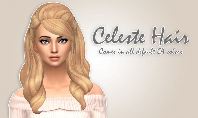 Sims 4 Celeste Hair at Ivo Sims