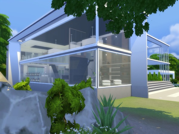 Sims 4 Modern Azira house by Suzz86 at TSR