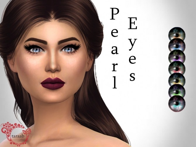 Sims 4 Pearl Eyes Non Default by taraab at Mod The Sims