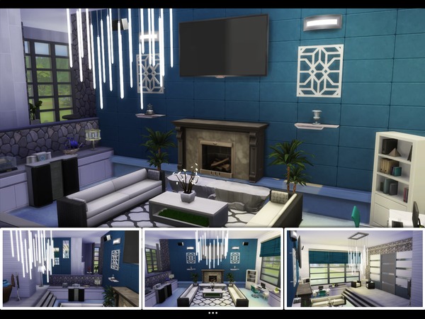 Sims 4 Millbrook house by mlpermalino at TSR