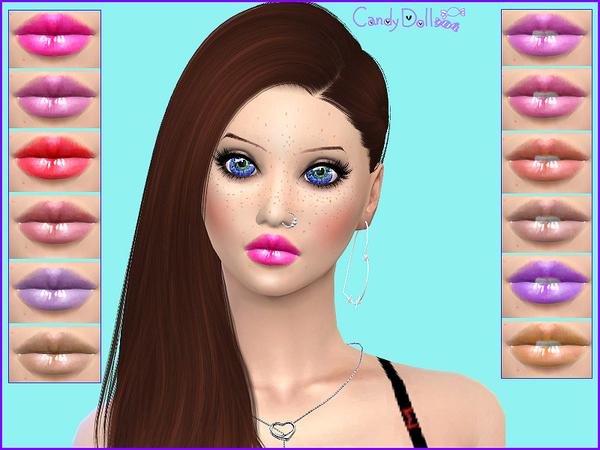 Sims 4 CandyDoll SummerShine LipGloss by DivaDelic06 at TSR