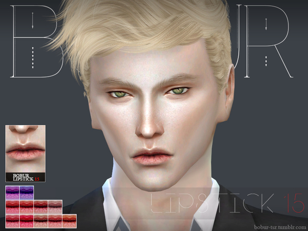 Sims 4 Lipstick 15 by Bobur3 at TSR