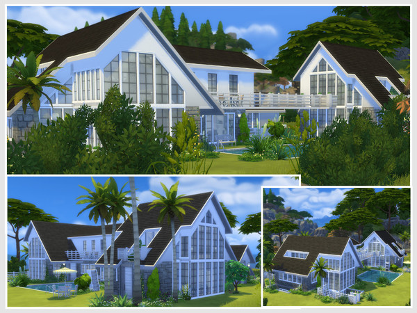 Sims 4 Indigo villa by philo at TSR