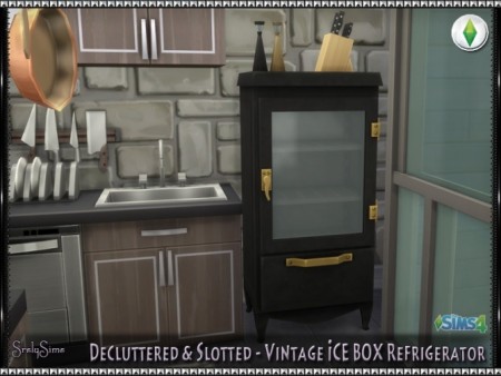 Vintage ICEBOX Refrigerator at SrslySims