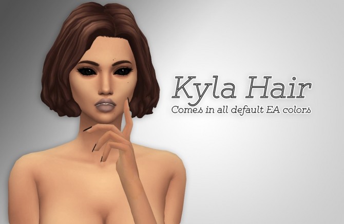 Sims 4 Kyla Hair at Ivo Sims