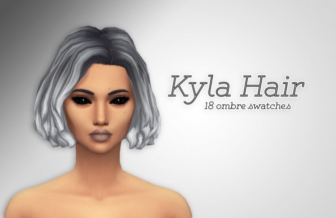 Sims 4 Kyla Hair at Ivo Sims