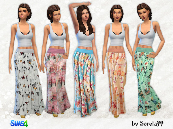 Sims 4 S77 female 03 long skirt by Sonata77 at TSR