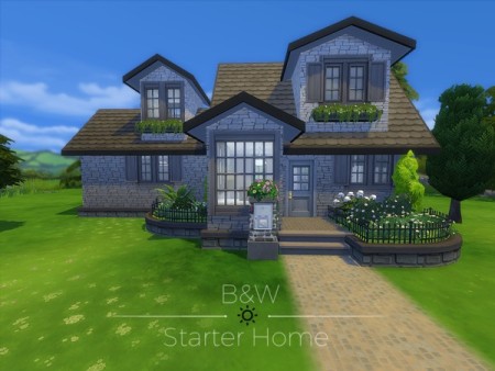 B&W Starter Home by madabb13 at TSR