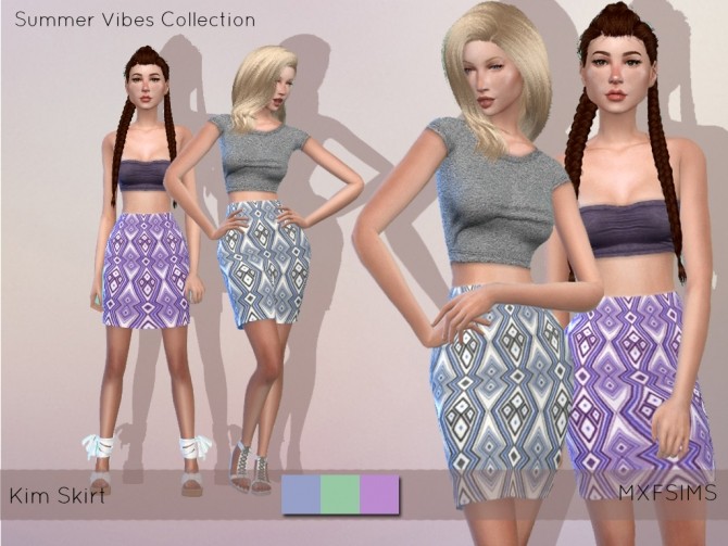 Sims 4 Summer Vibes Collection at MXFSims
