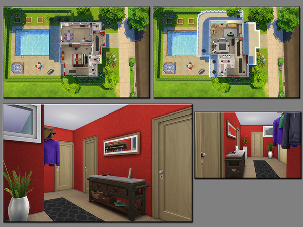 Sims 4 MB Stony Safehold house by matomibotaki at TSR