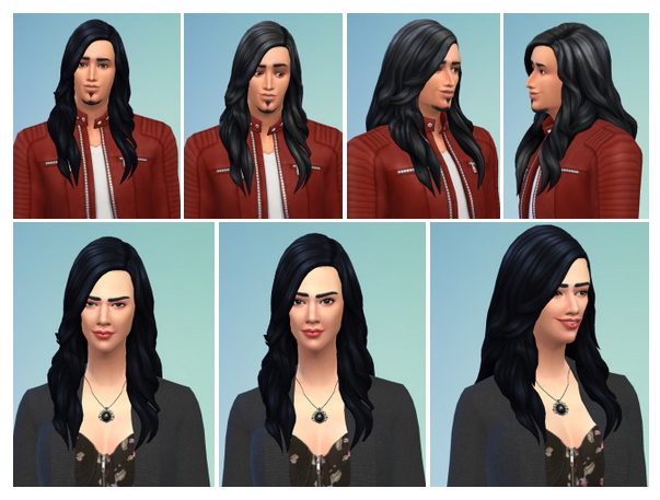 Sims 4 Long & Wavy Hair at Birksches Sims Blog