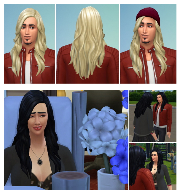 Sims 4 Long & Wavy Hair at Birksches Sims Blog