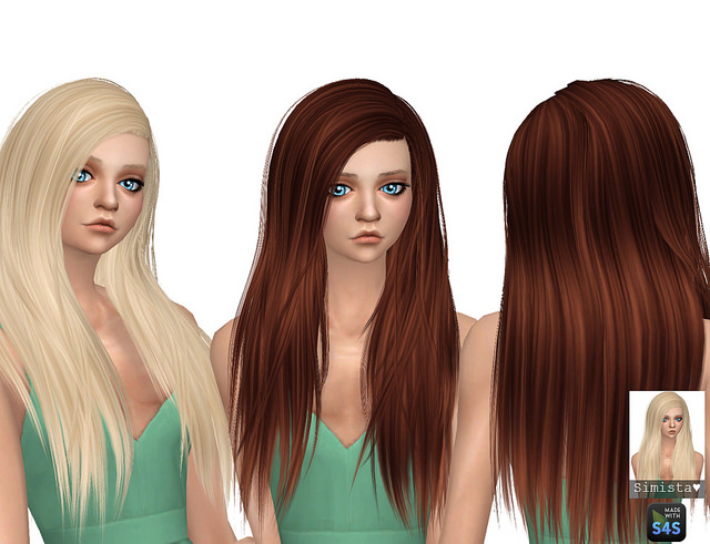 Sims 4 Misery Hair Retexture at Simista