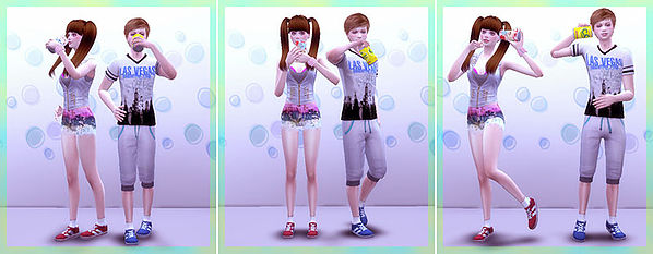 Sims 4 Can poses at A luckyday