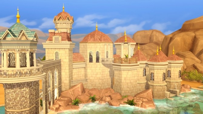 Sims 4 Prince Eric’s Castle at Akai Sims