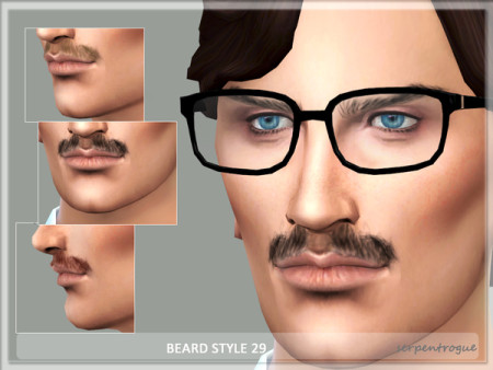 Beard Style 29 by Serpentrogue at TSR
